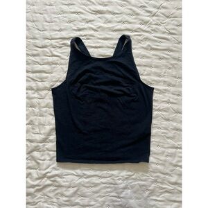 A&F Cropped Racerback Tank - L - EUC!